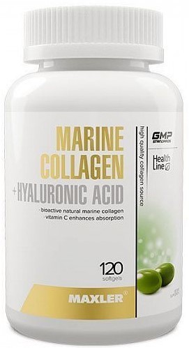 Maxler Marine Collagen + Hyaluronic Acid, 120 капс.
